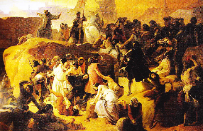 francesco-hayez-cruciatii-in-apropiere-de-ierusalim-1836-1850