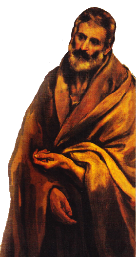 Sfantul Petru - pictură de El Greco (1580-1586)