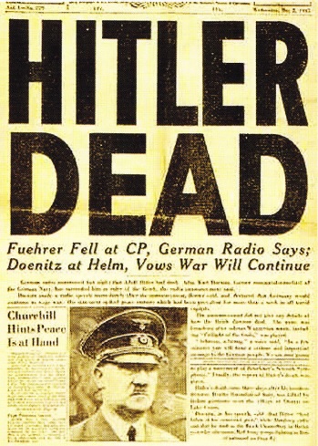 Prima pagina a ziarului de pe front al armatei americane de pe 2 Mai 1944