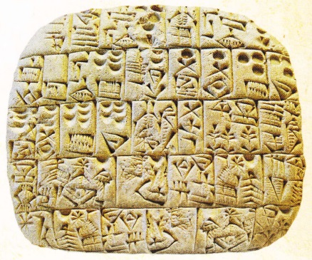 Scriere cuneiforma din Sumer