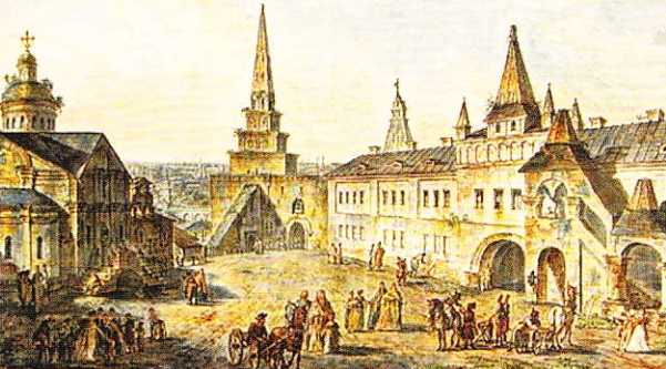 Clădirile-dispărute-ale-Kremlinului-Biserica-Sf-loan-Botezătorul