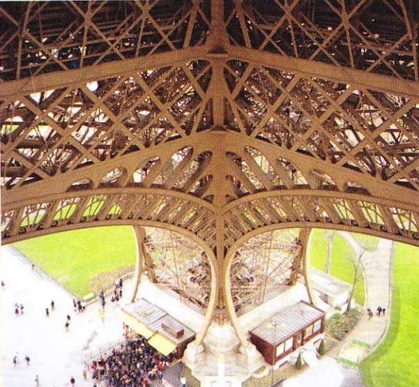 Un pilon al Turnului Eiffel din Paris