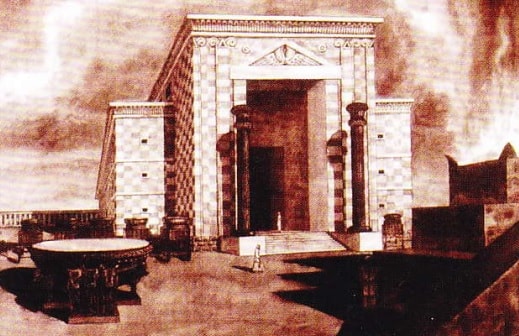 Reconstructia Templului lui Solomon. Fragment